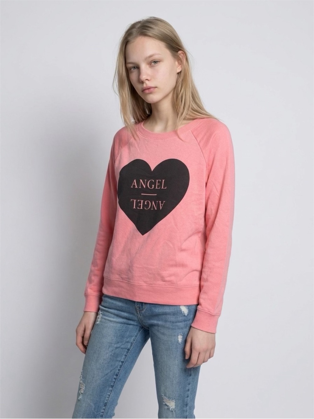 Victoria's Secret Coral Pink Crewneck Sweatshirt